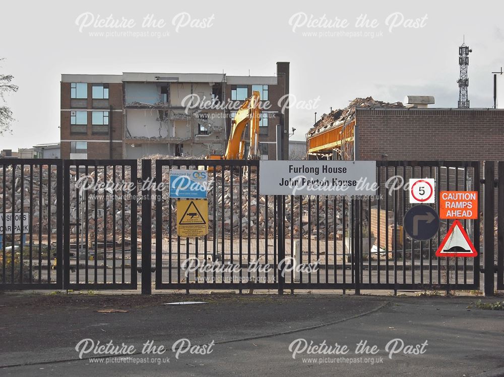 Demolition of Former Office Block, Queen's Drive, Nottingham, 2011