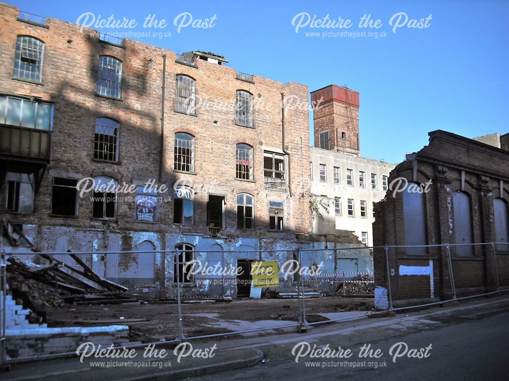 Demolition of Forest Mills Factory, Highurst Street, Radford, 2012