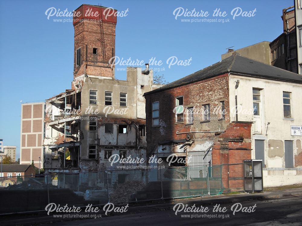 Demolition of Forest Mills Factory, Highhurst Street, Radford, 2012