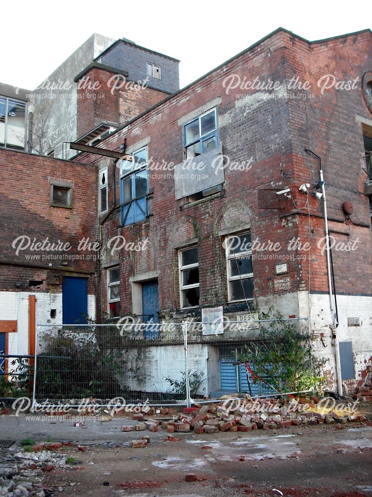 Demolition of Forest Mills Factory, Highhurst Street, Radford, 2012