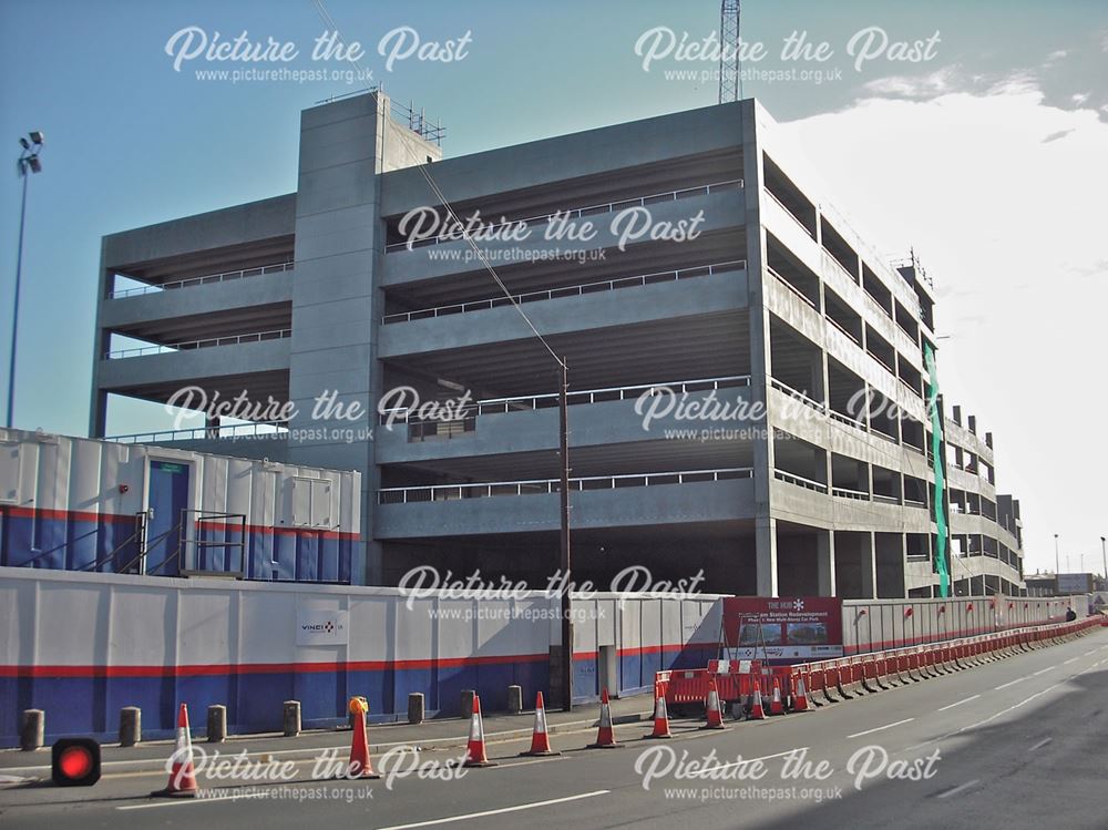 Construction of Multi-Storey Car Park, Queen's Road, Nottingham, 2011