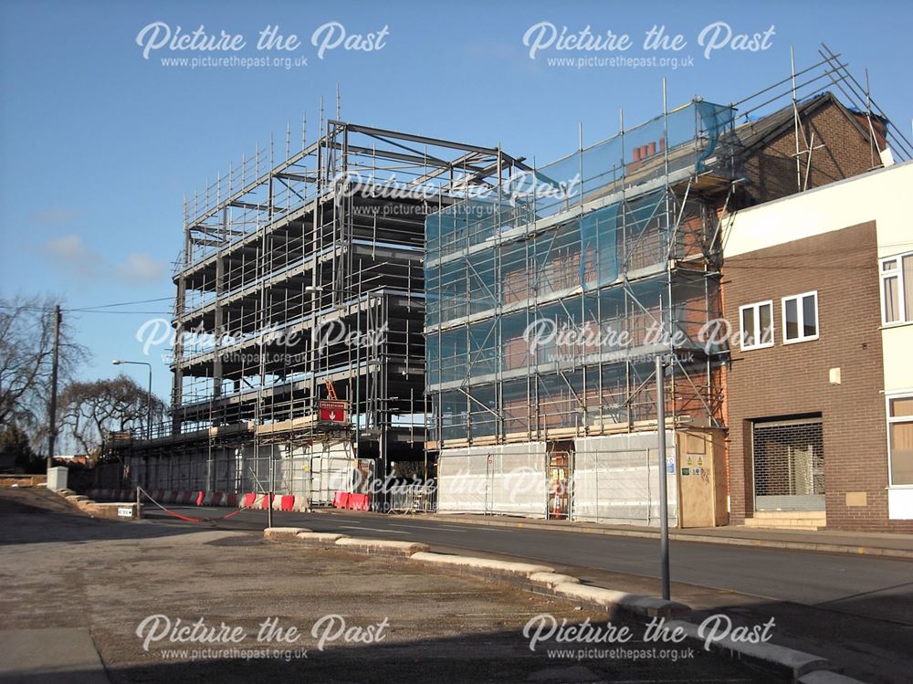 Construction of New Building, Talbot Street, Nottingham, 2011