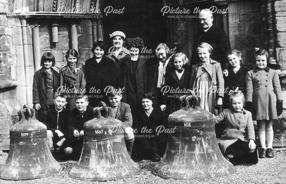 Dedication of Church Bells, Thurgarton, 1954