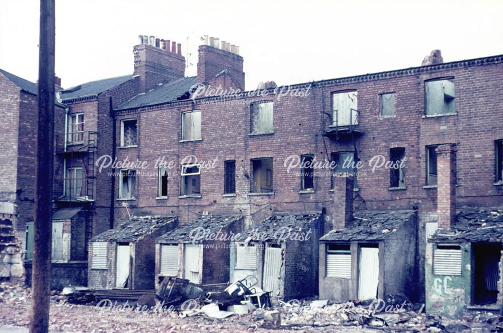 Demolition of The Meadows, c 1974