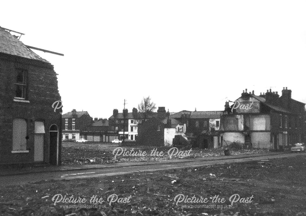 Demolition of The Meadows, c 1974