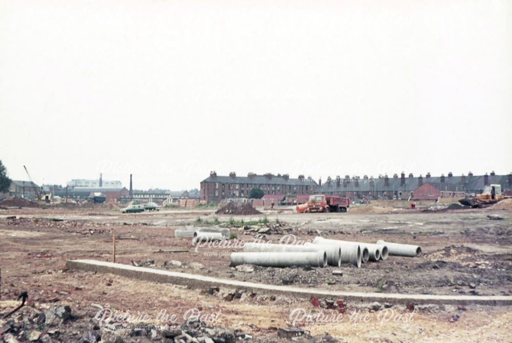 Demolition of The Meadows, c 1974