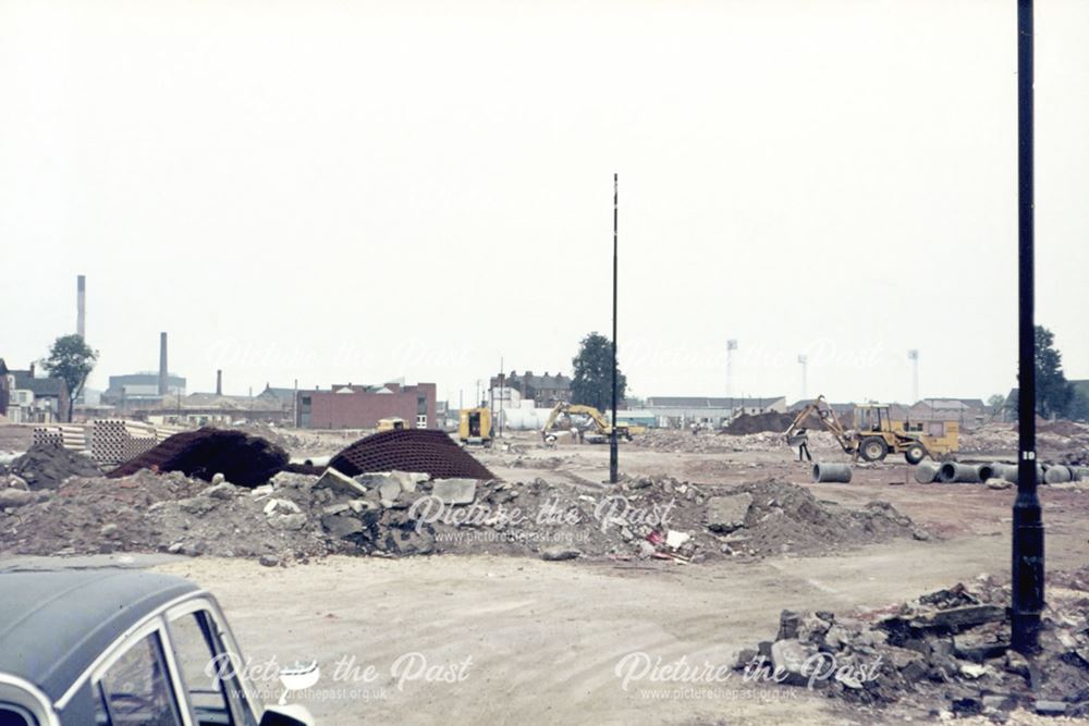 Demolition of The Meadows, c 1974