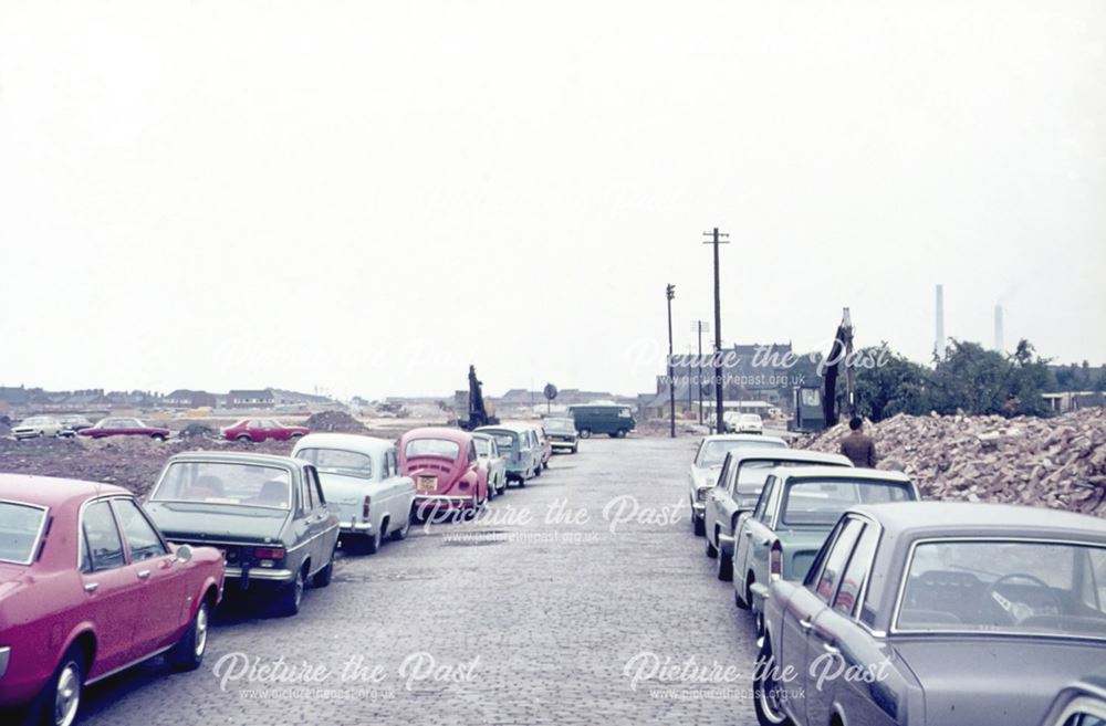 Demolition of The Meadows, c 1974