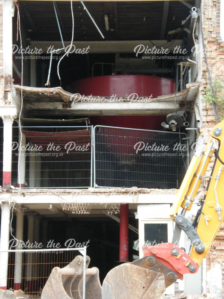 Demolition of Beeston Maltings, 2012