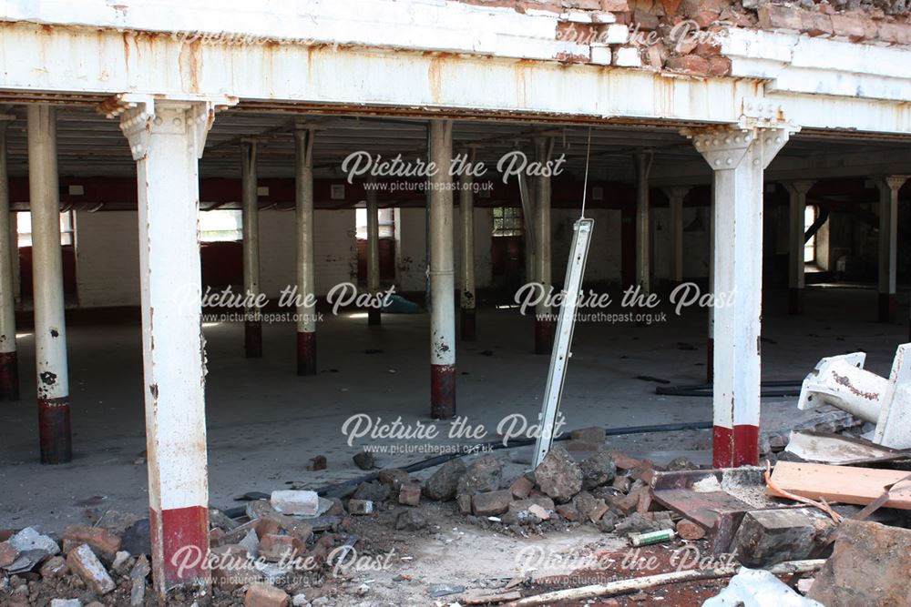 Demolition of Beeston Maltings, 2012