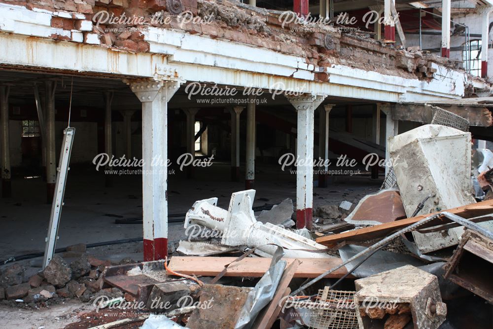 Demolition of Beeston Maltings, 2012