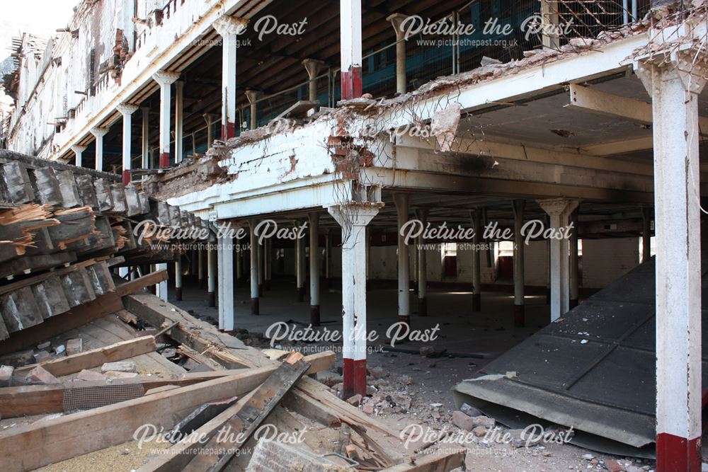 Demolition of Beeston Maltings, 2012