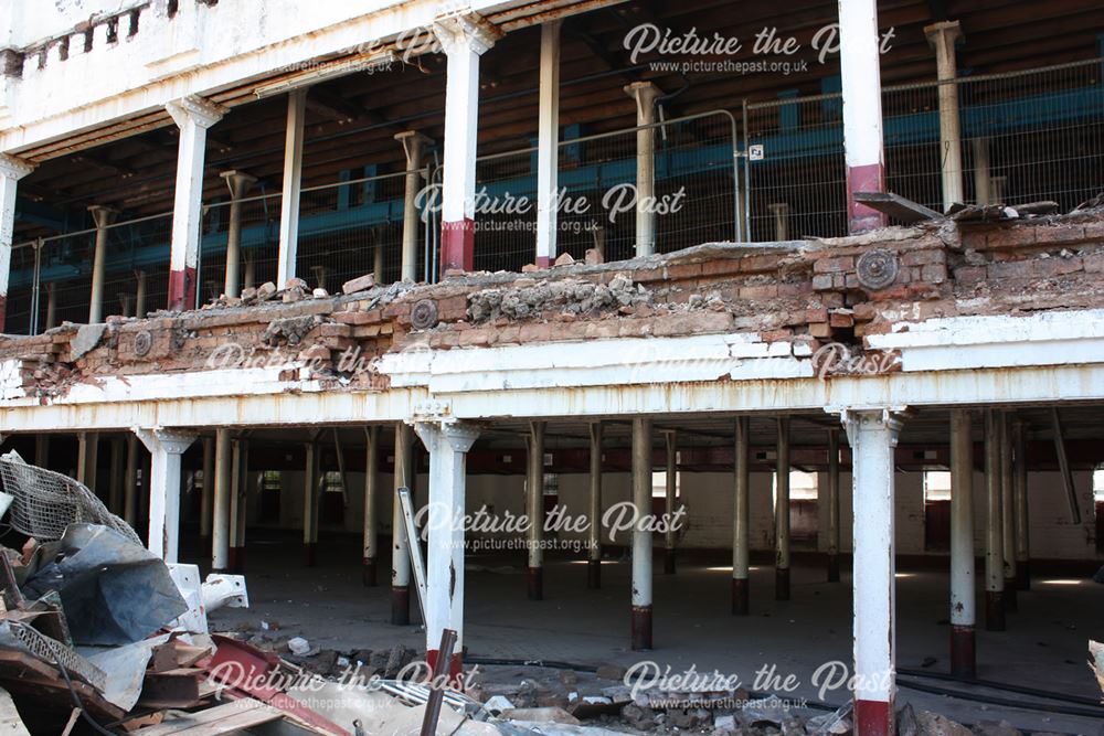 Demolition of Beeston Maltings, 2012