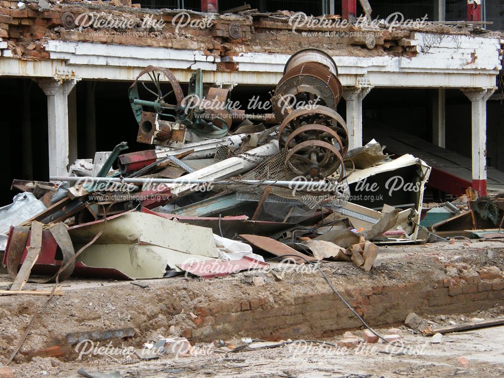 Demolition of Beeston Maltings, 2012