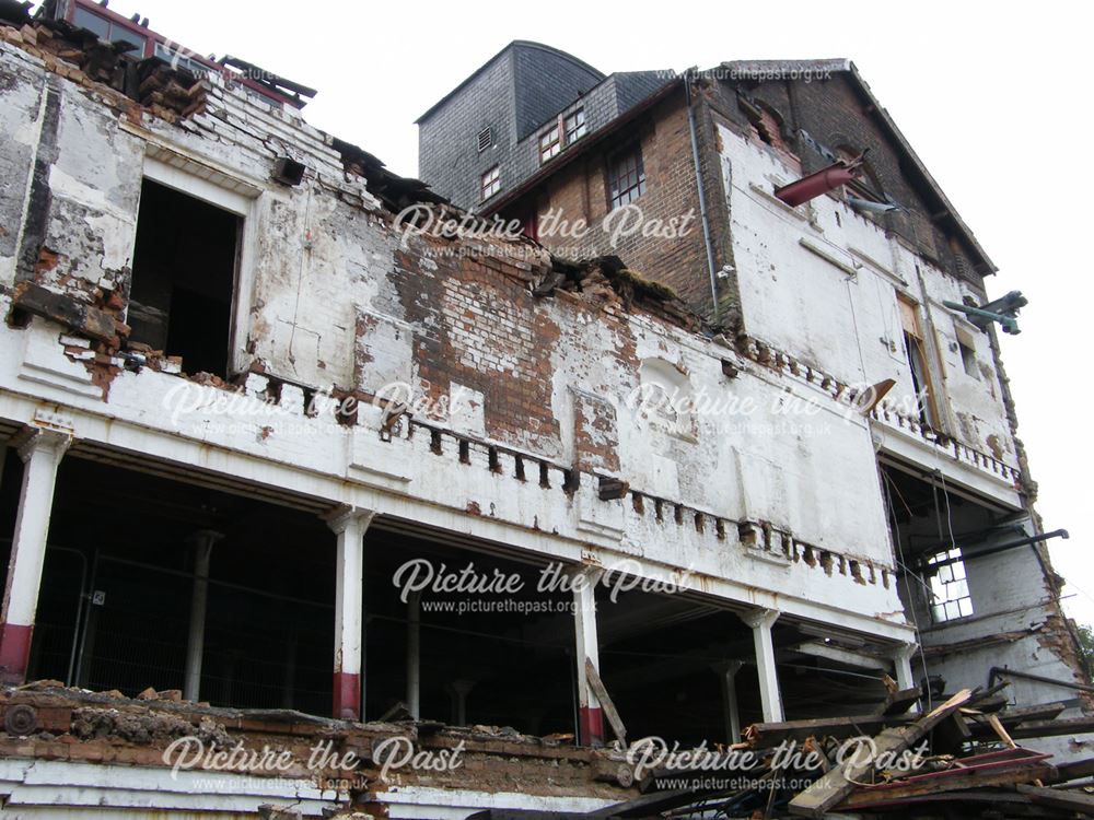 Demolition of Beeston Maltings, 2012