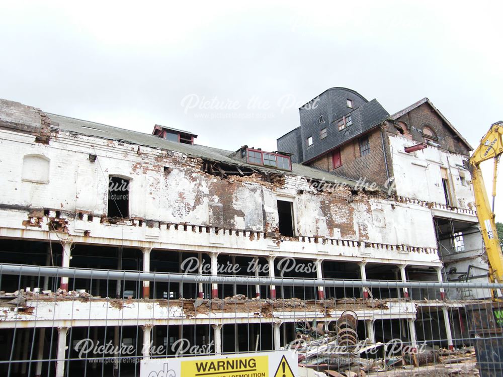 Demolition of Beeston Maltings, 2012