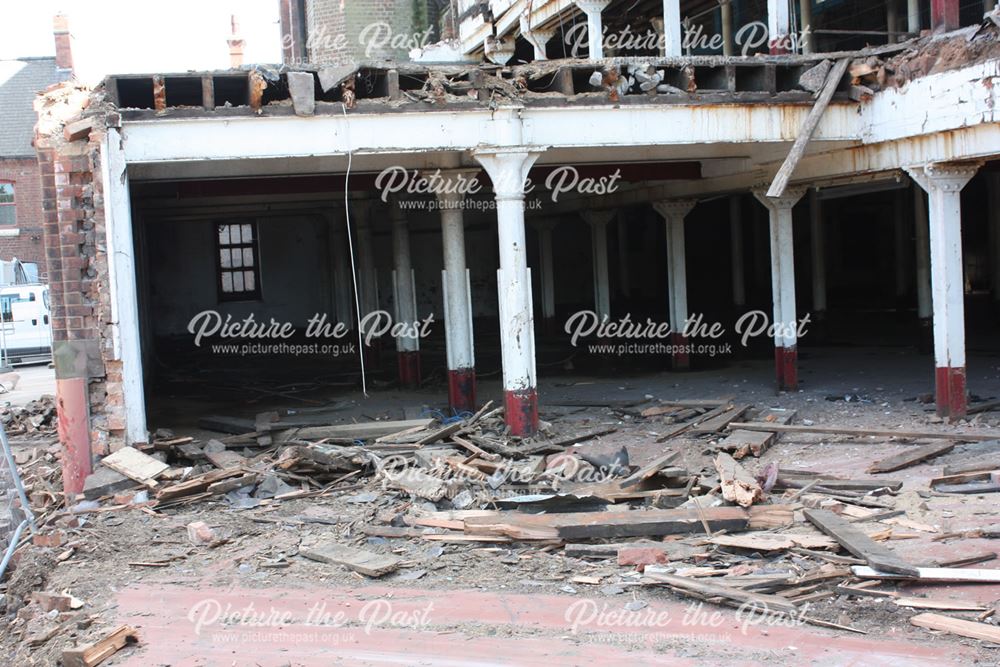 Demolition of Beeston Maltings, 2012