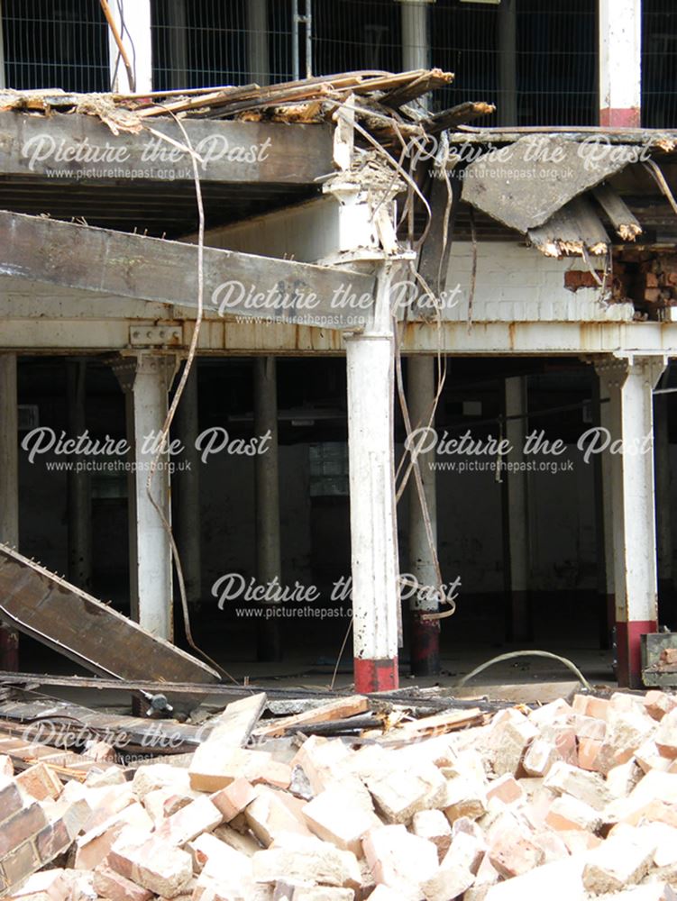 Demolition of Beeston Maltings, 2012