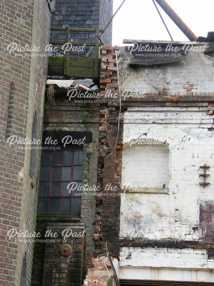 Demolition of Beeston Maltings, 2012