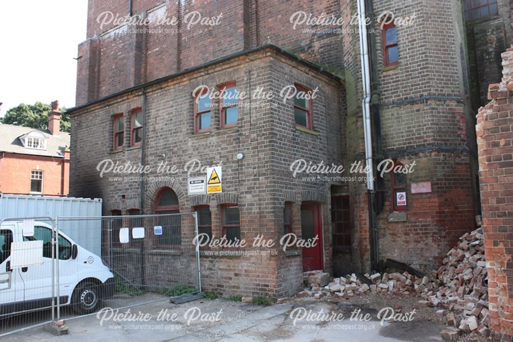 Demolition of Beeston Maltings, 2012