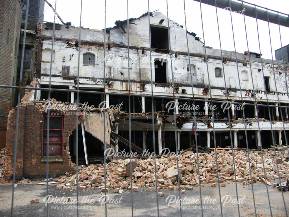 Demolition of Beeston Maltings, 2012