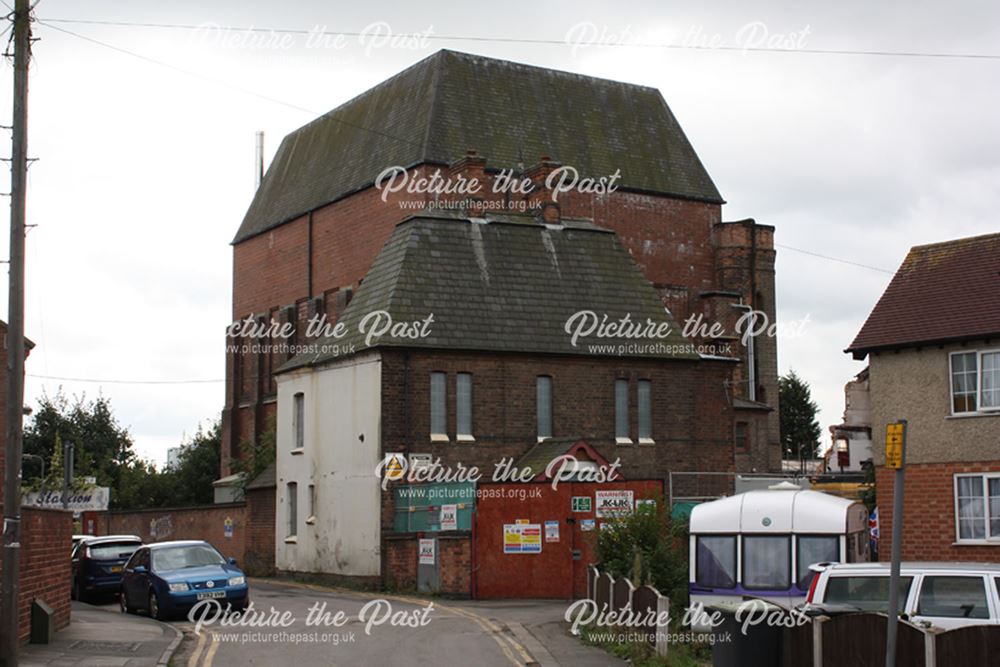 Demolition of Beeston Maltings, 2012