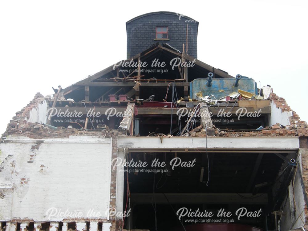 Demolition of Beeston Maltings, 2012