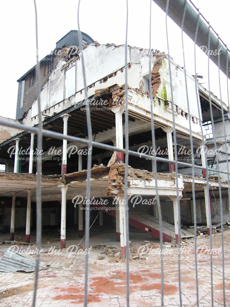 Demolition of Beeston Maltings, 2012