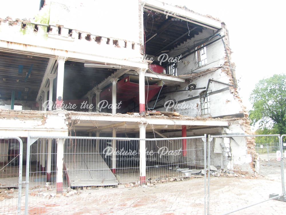 Demolition of Beeston Maltings, 2012