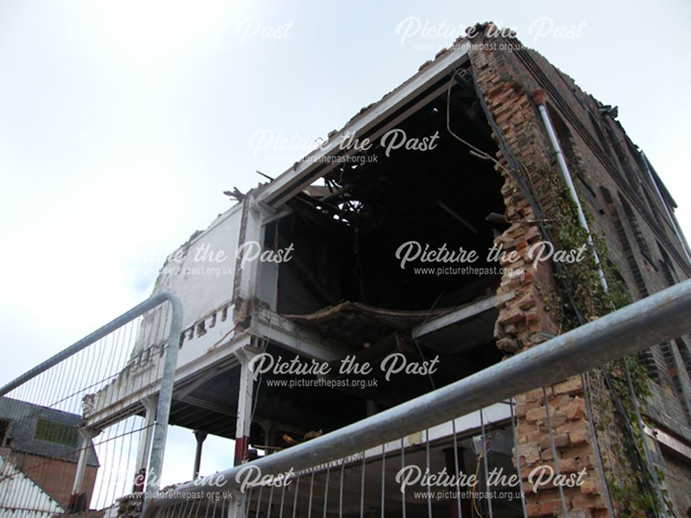 Demolition of Beeston Maltings, 2012