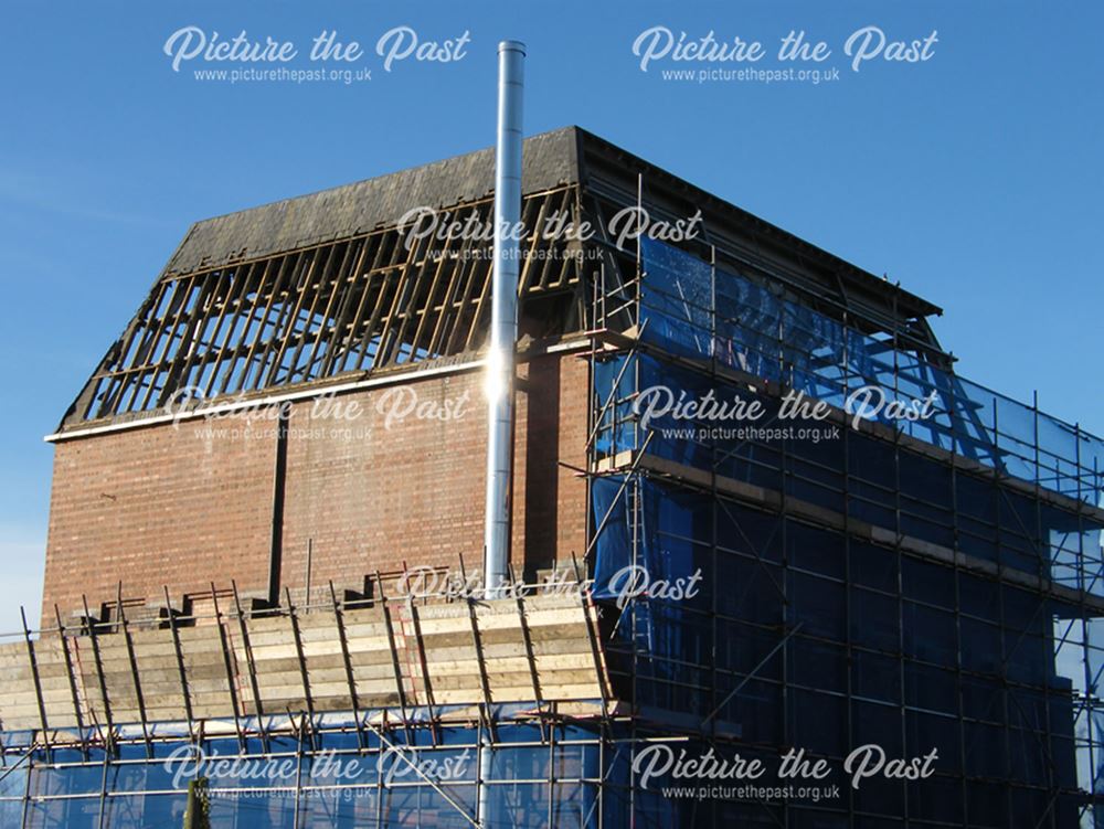 Demolition of Beeston Maltings, 2012