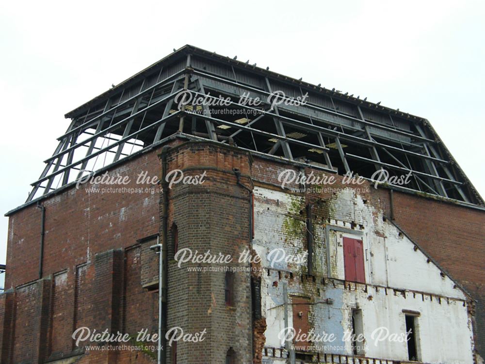 Demolition of Beeston Maltings, 2012