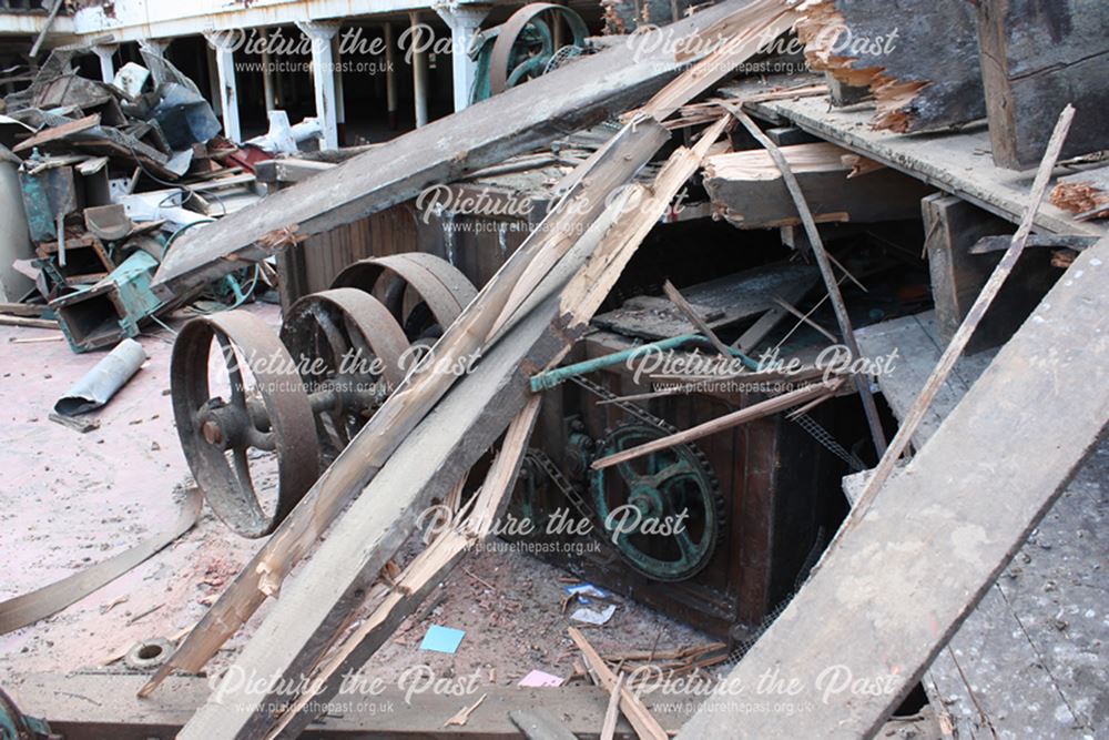 Demolition of Beeston Maltings, 2012