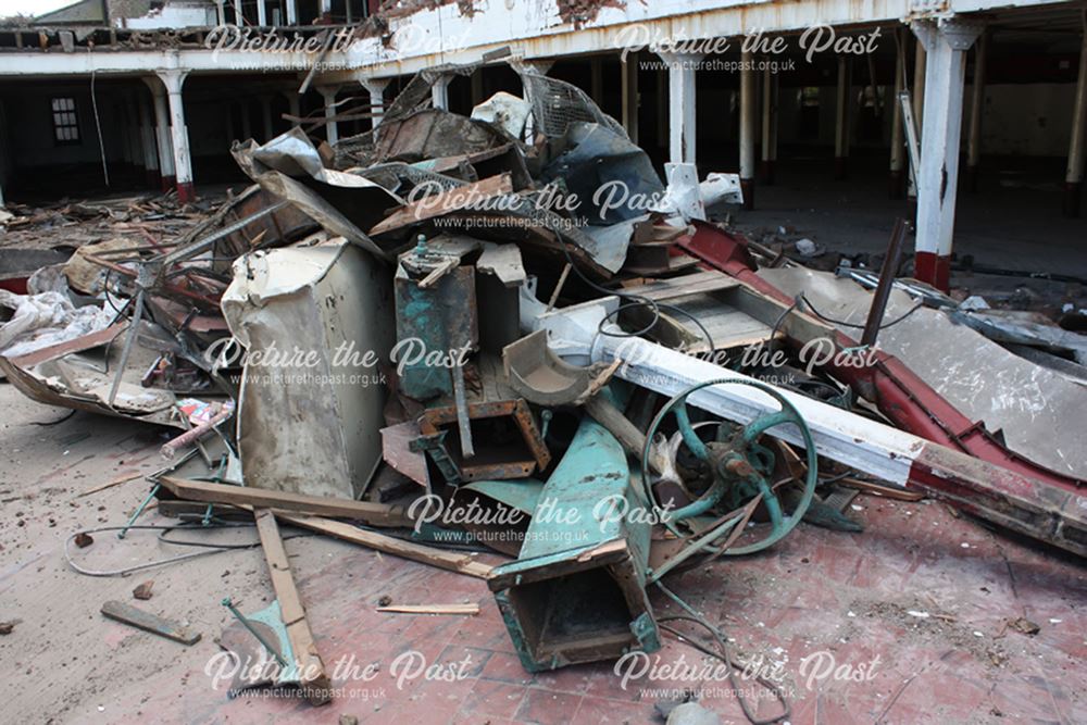 Demolition of Beeston Maltings, 2012