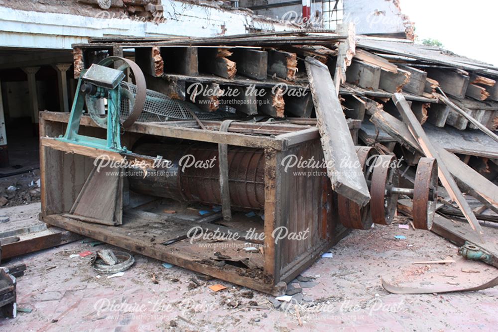 Demolition of Beeston Maltings, 2012