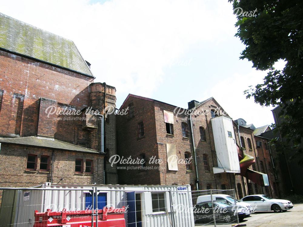 Demolition of Beeston Maltings, 2012