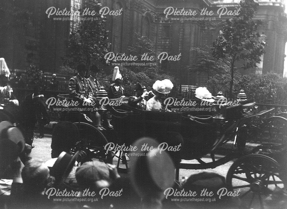 King George V and Queen Mary's visit to Nottingham, 1914