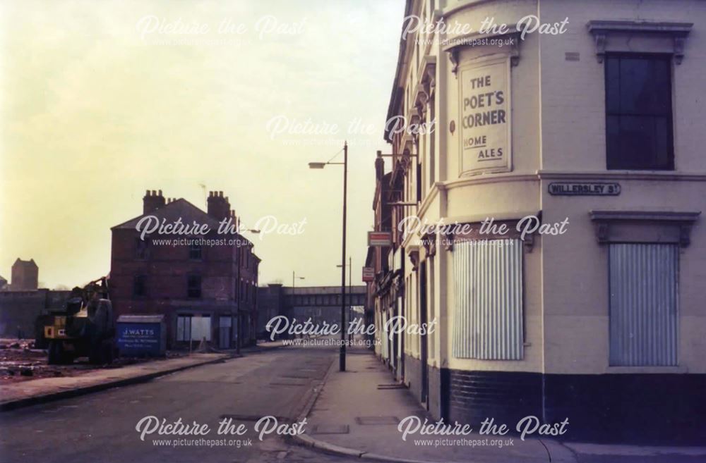 The Poet's Corner Pub, Meadows, Nottingham, c 1975