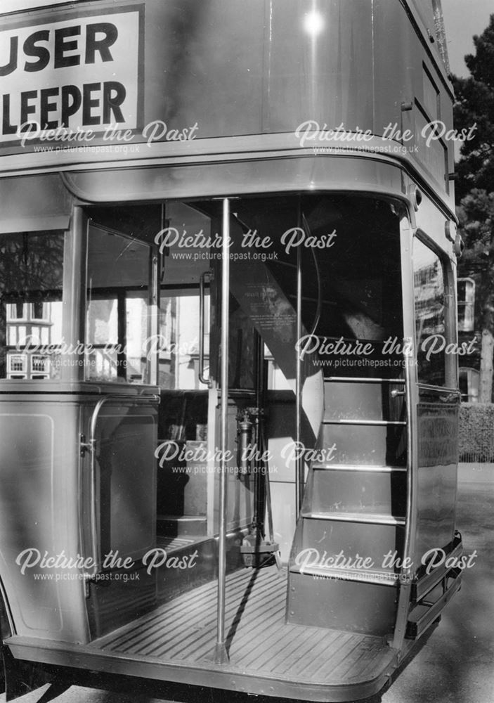 Bus Platform, Nottingham, c 1930