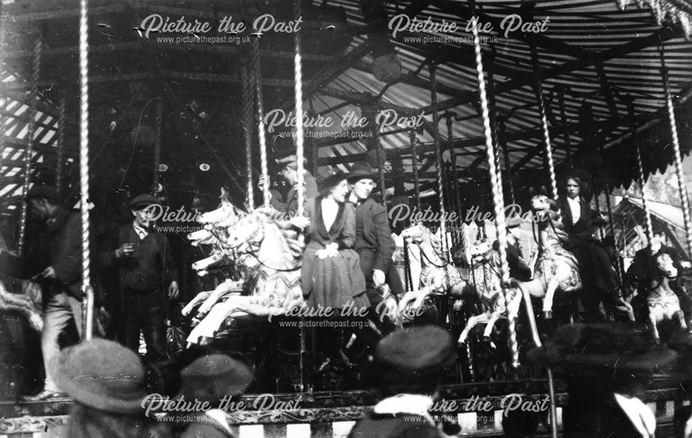 Carousel, Goose Fair, Nottingham, c 1925