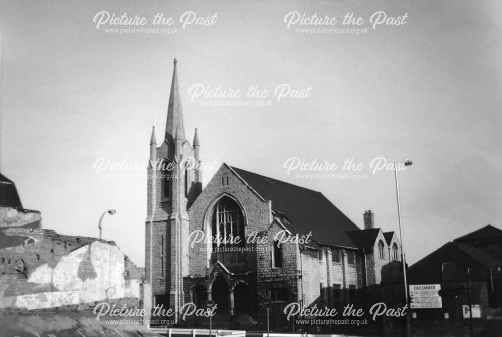 Baptist Church, Rosemary Street, Mansfield, 1973