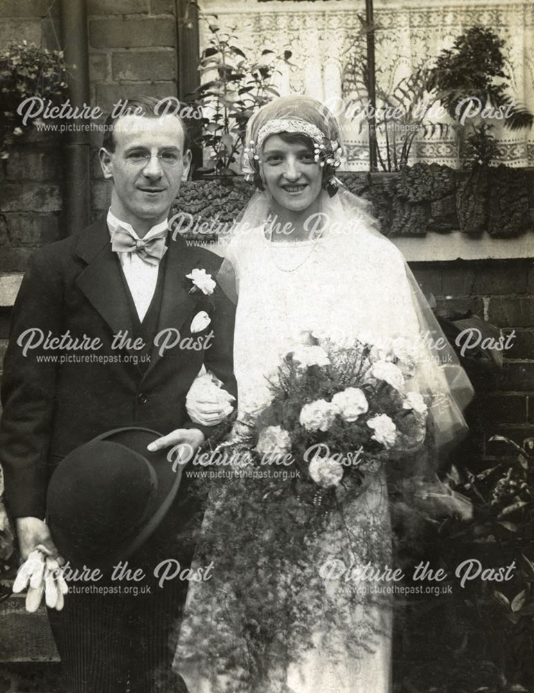 Wedding of Jess Smith and Lilian Hudson, Lenton, Nottingham, 1925