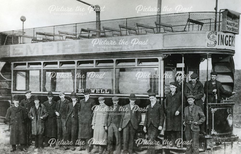 Nottingham Corporation Tramways tram, Nottingham, c 1905 ?