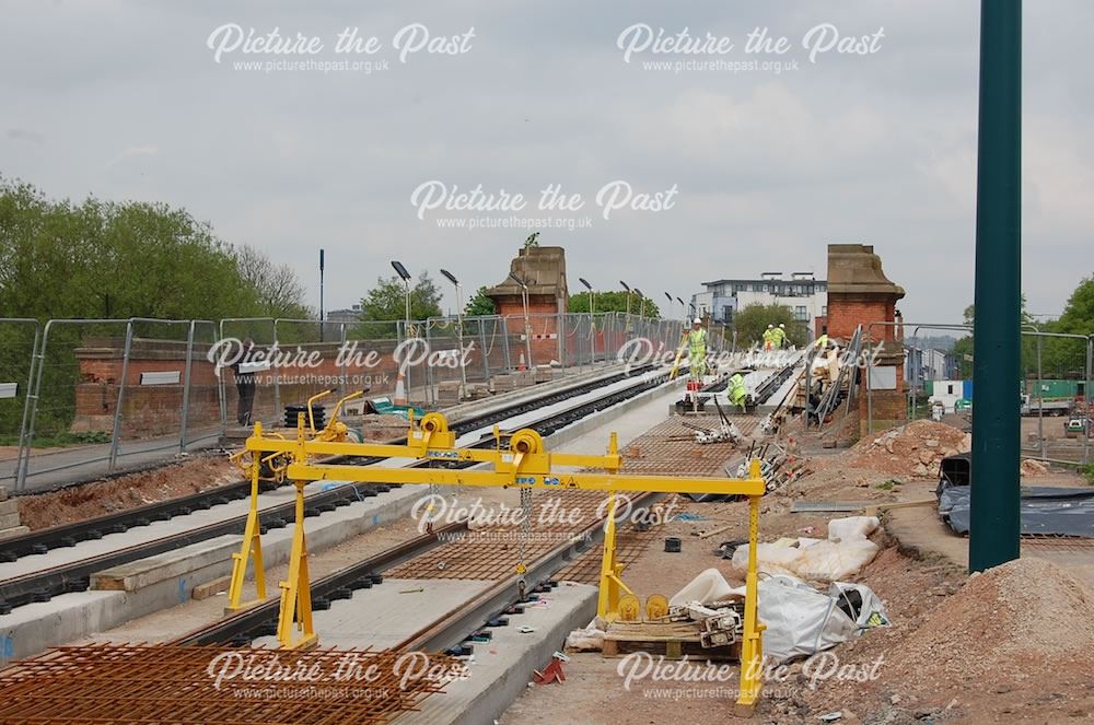 Extension of the NET Tram System, Wilford Toll Bridge, Wilford, Nottingham, 2014