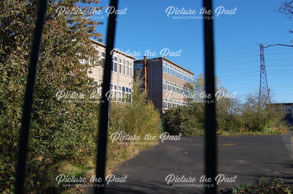 Fairham School after closure, Summerwood Lane, Clifton, Nottingham, 2013