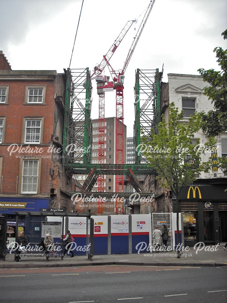 Site of former Odeon Cinema, Angel Row, Nottingham, 2013