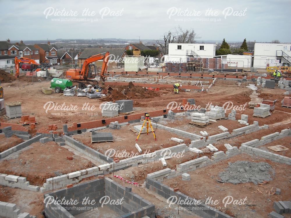 Construction of new nursing home, Greythorn Drive, West Bridgford, Nottingham, 2014