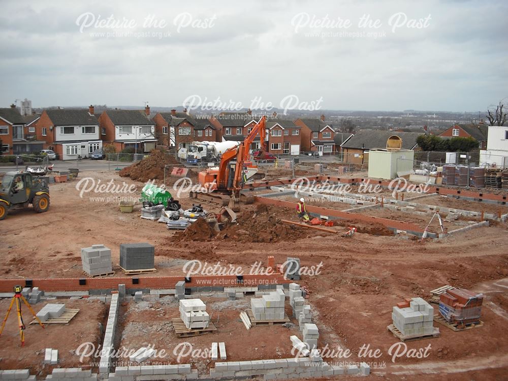 Construction of new nursing home, Greythorn Drive, West Bridgford, Nottingham, 2014