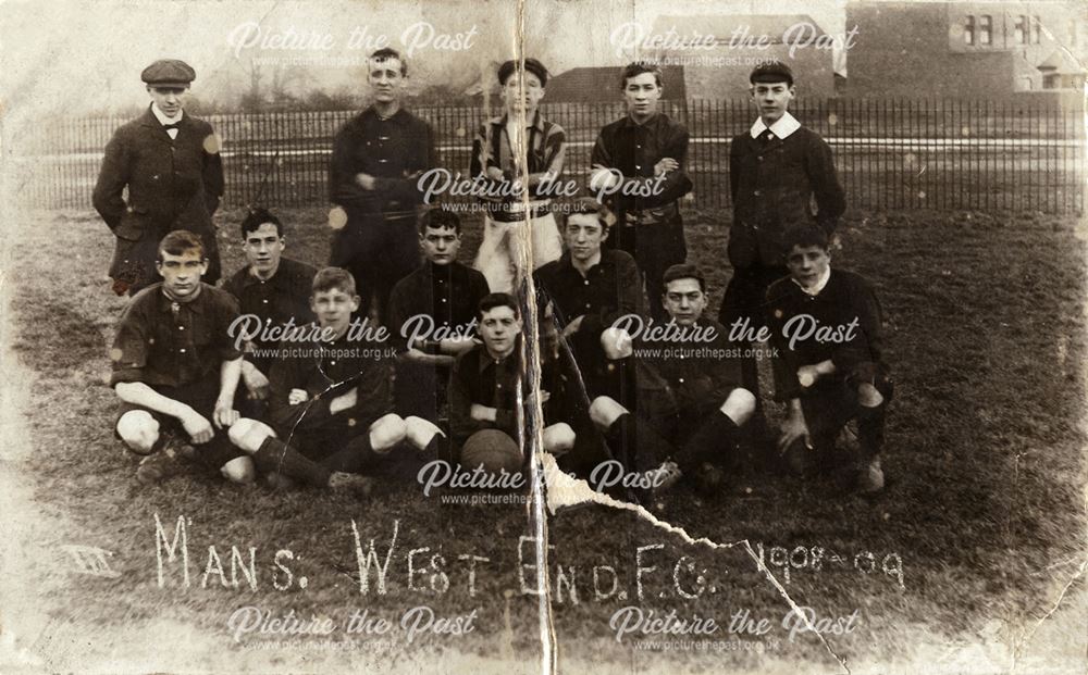 Mansfield West End Football Club, 1908-9