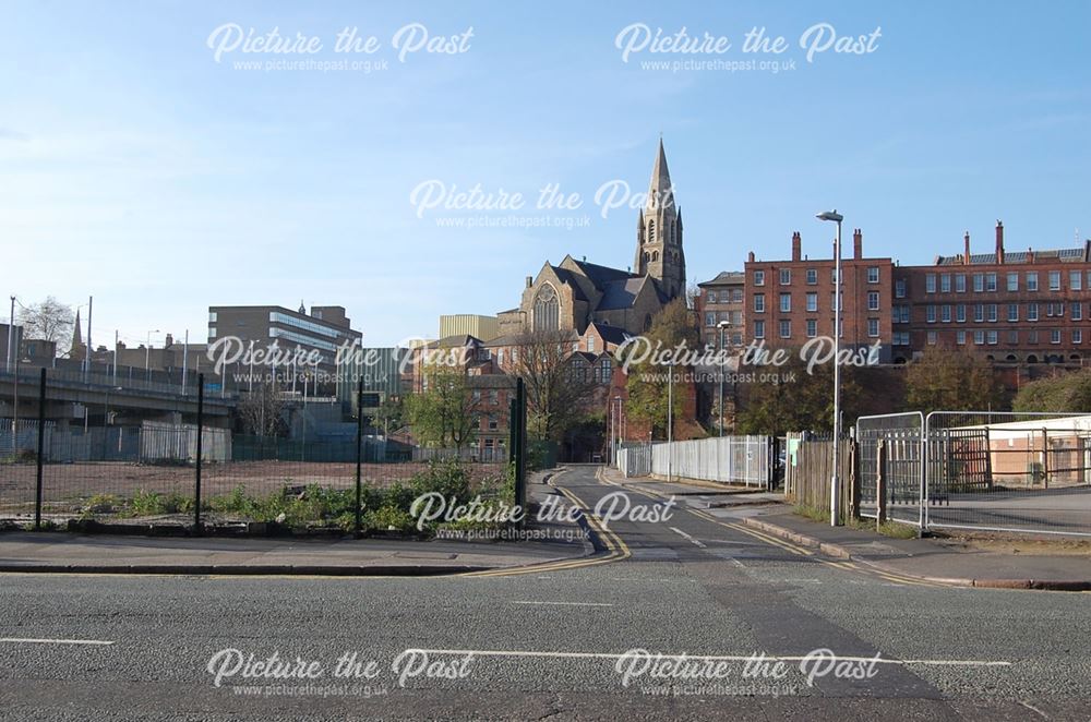 Final clearance of arches in Narrow Marsh, Nottingham, 2015